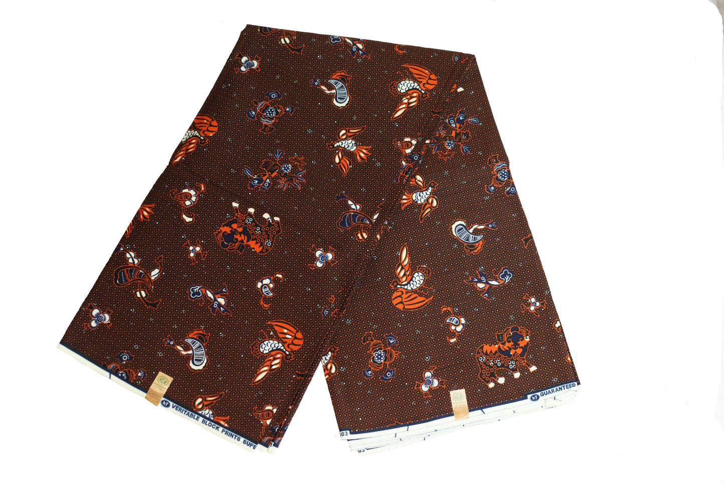 African Wax Print (Sold by the Yard)